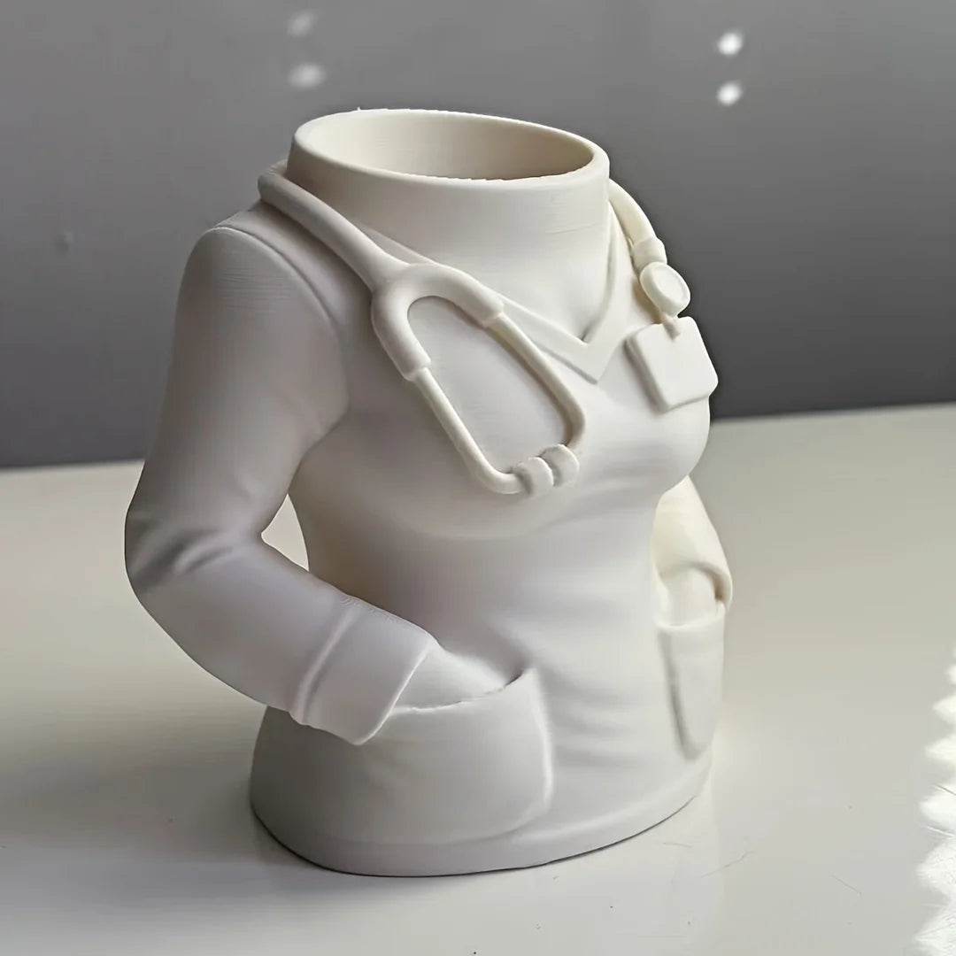 Nurse-Shaped Pen Holder | Perfect Gift for Medical Staff