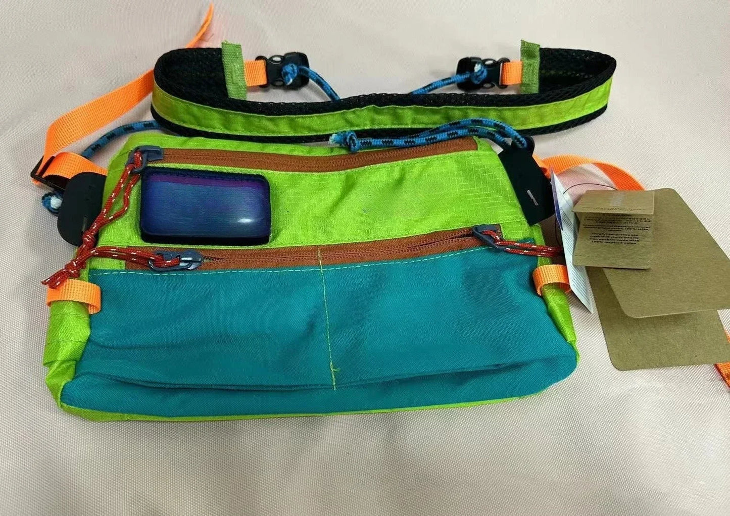 New Bata men's and women's sports envelope bag, fishing bag, versatile shoulder bag, workwear, mobile phone, small shoulder bag