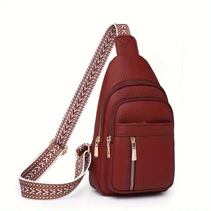 Multifunctional Retro Chic PU Leather Crossbody Bag | Versatile Design