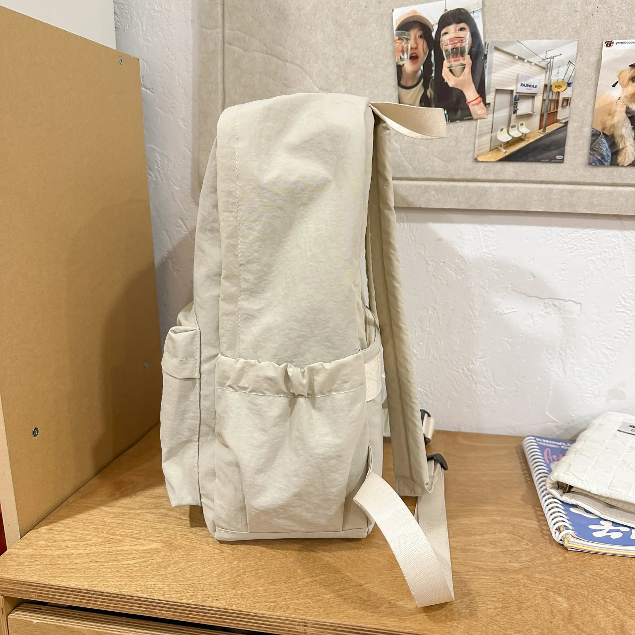 Versatile Solid Color Backpack | Large Capacity Daily Use
