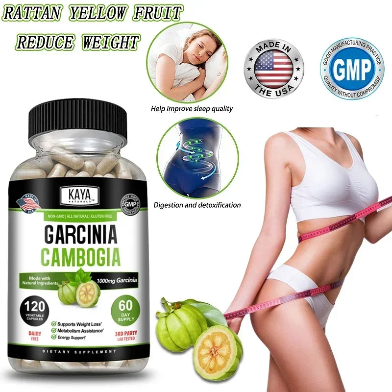 Garcinia Cambogia Extract Capsules | Natural Appetite Suppressant