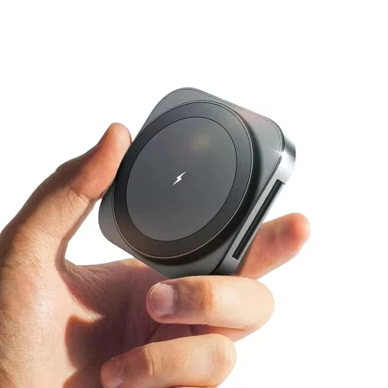 Foldable Wireless Charger Pad | 15W Fast Charge for Phones & Smartwatches
