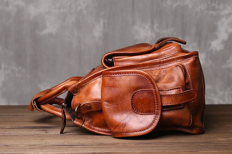 Vintage Handbag | Genuine Leather Crossbody Bag for Men