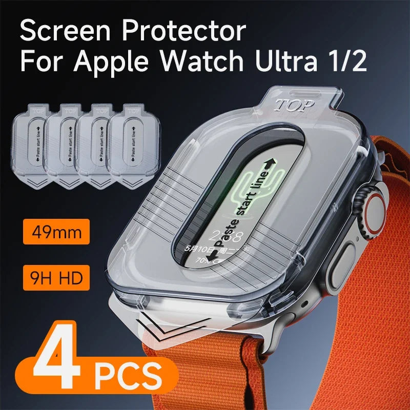 High Definition Tempered Glass Screen Protector for Smartwatches