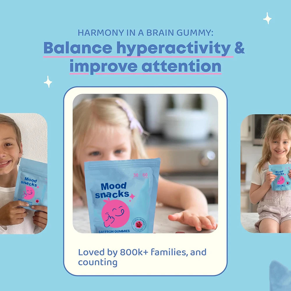 Saffron Gummies for Kids | Brain Support & Focus Boost