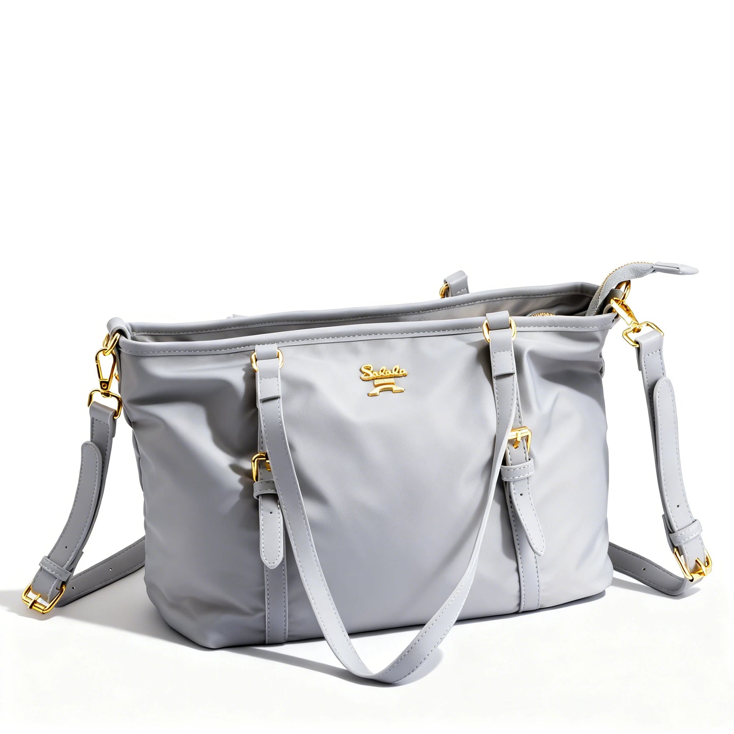 Lightweight Nylon Shoulder Bag | Spacious Commuting Tote for Women