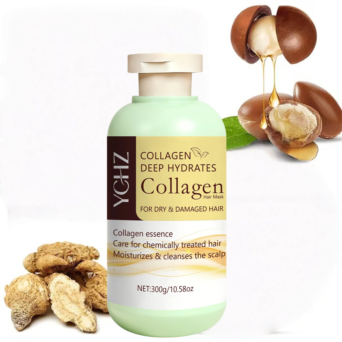 Collagen Hair Mask 300g | Nourishing Plant-Based Hair Care