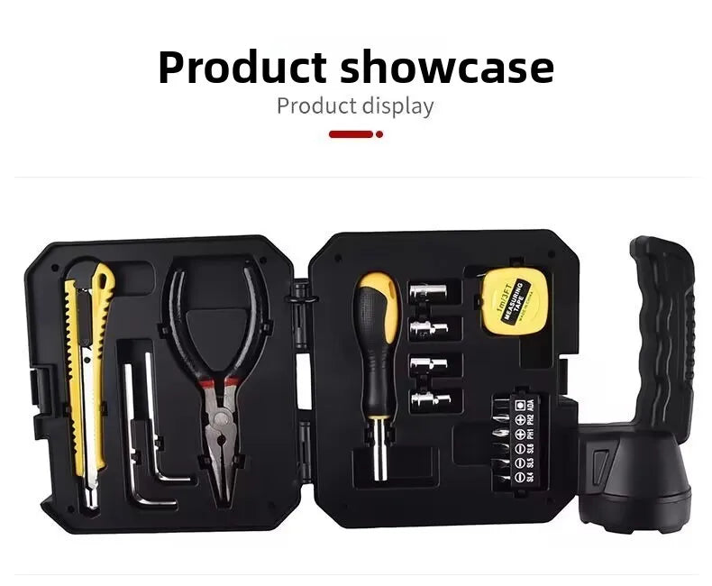 Solar-Powered Handheld Flashlight | Super Bright Emergency Light