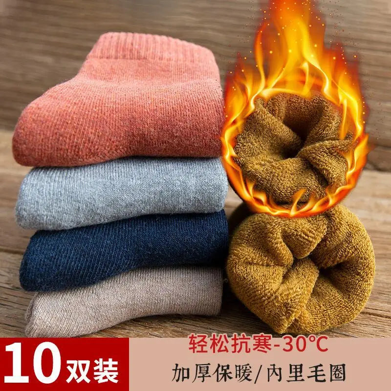 Cozy Winter Warm Wool Socks | Thick & Comfortable for All