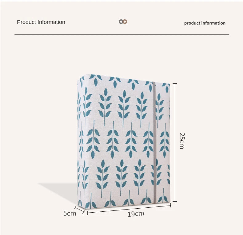 200pcs 6-inch Fabric Photo Album | Large Capacity Family Keepsake