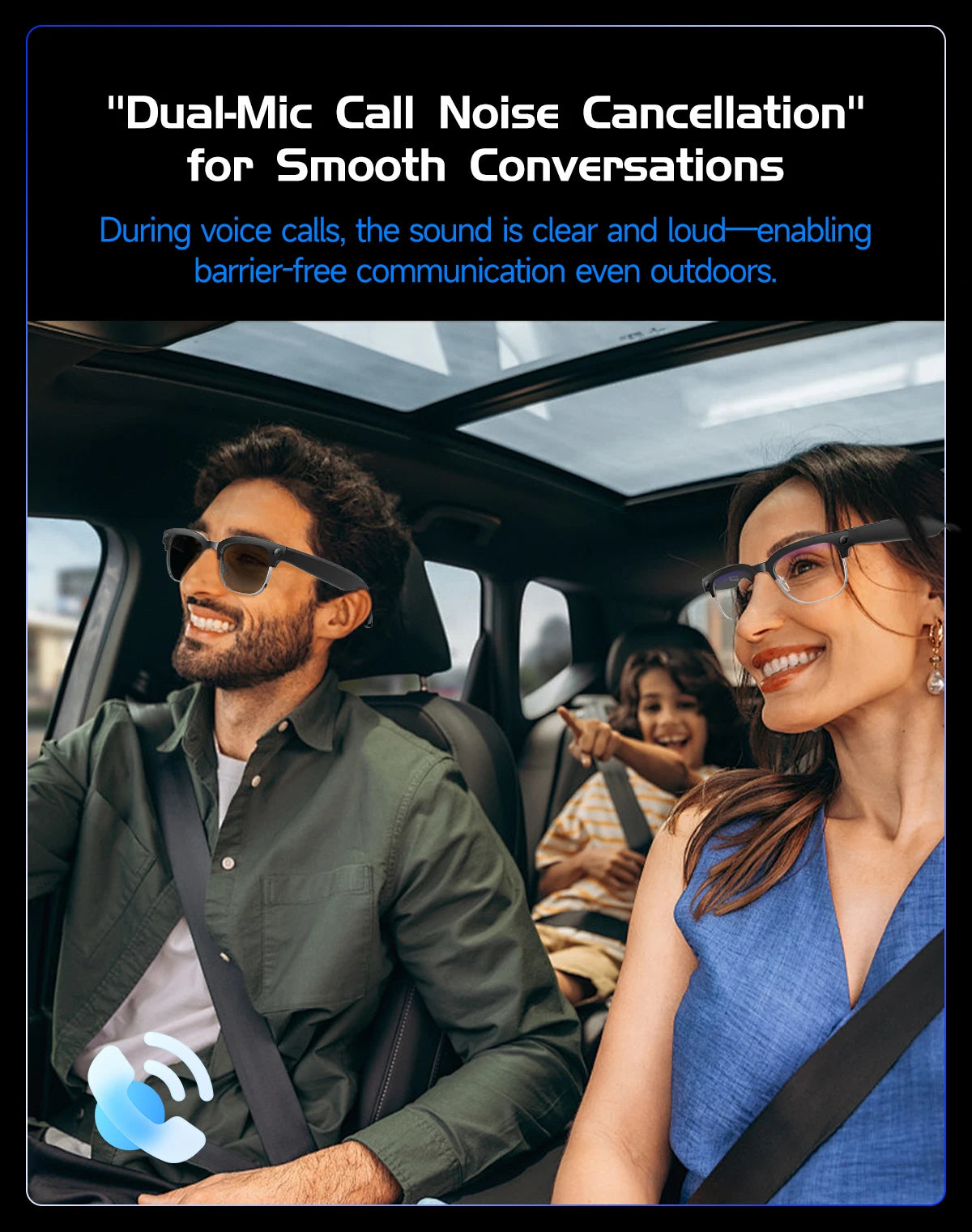 AI Smart Glasses with 800W Camera & Multilingual Translation