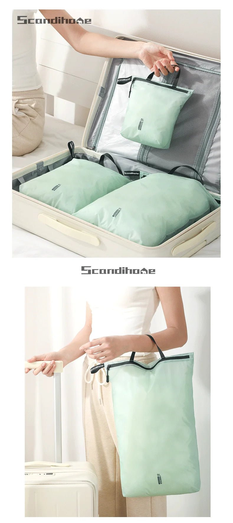 Waterproof Travel Handbag | Lightweight Organizer for Clothes & Toiletries