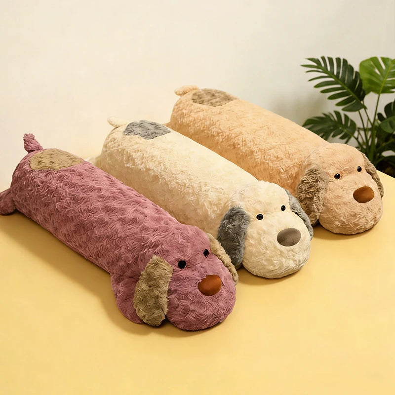 Cute Long-Haired Dog Plush Toy | Adorable Stuffed Animal Pillow