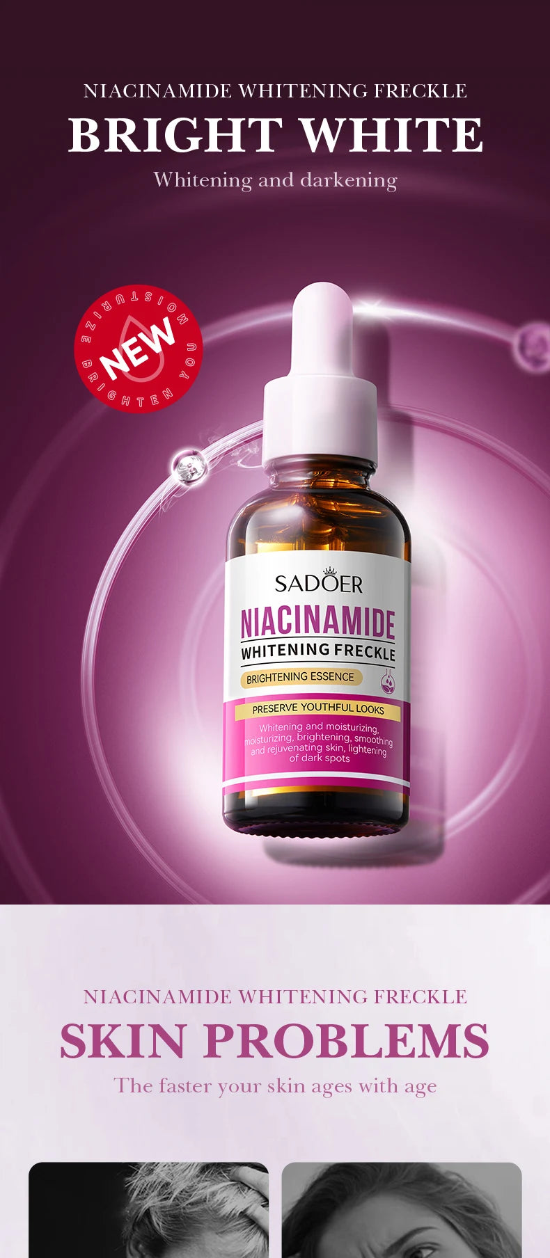 Nicotinamide Face Serum | Moisturizing, Whitening, Firming Essence