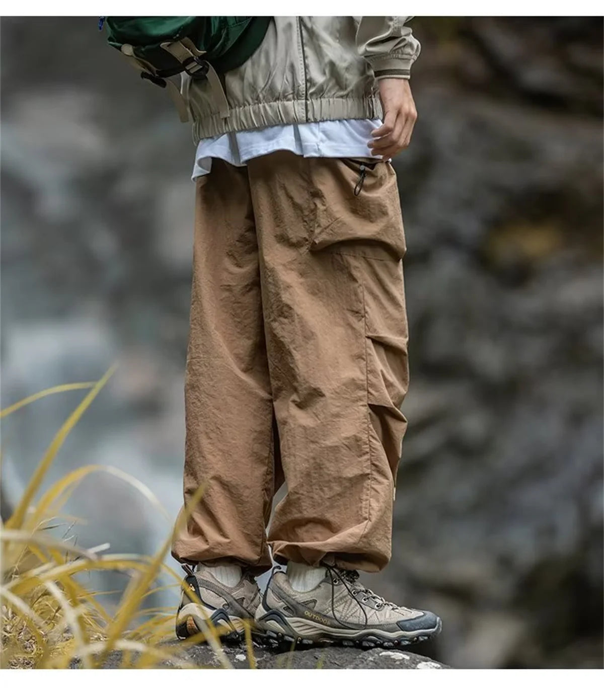 Men's Waterproof Hip Hop Cargo Pants | Stylish Casual Workwear