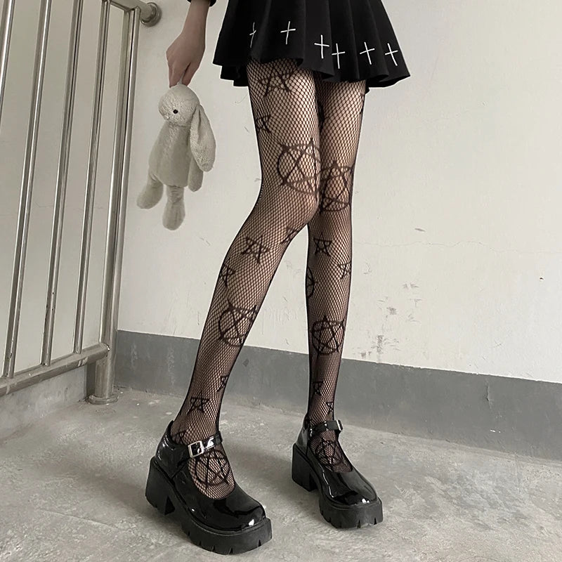 Long Sexy Fishnet Stockings for Women | Embrace Gothic Style