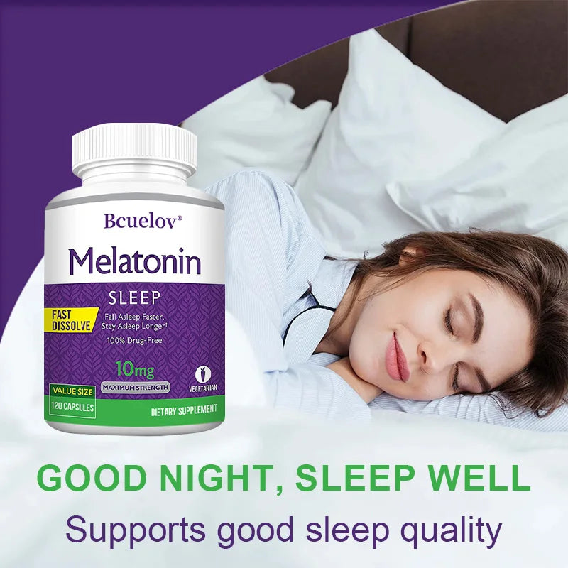 Melatonin 10 Mg Instant Capsules - Natural Sleep Aid
