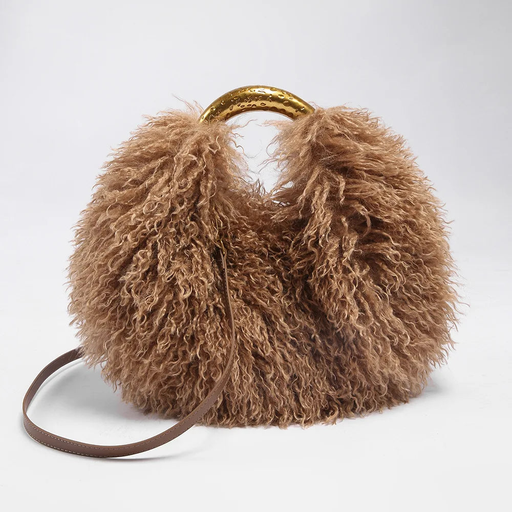 Bolso de hombro de piel sintética para mujer | Elegante bolso de playa para toda ocasión