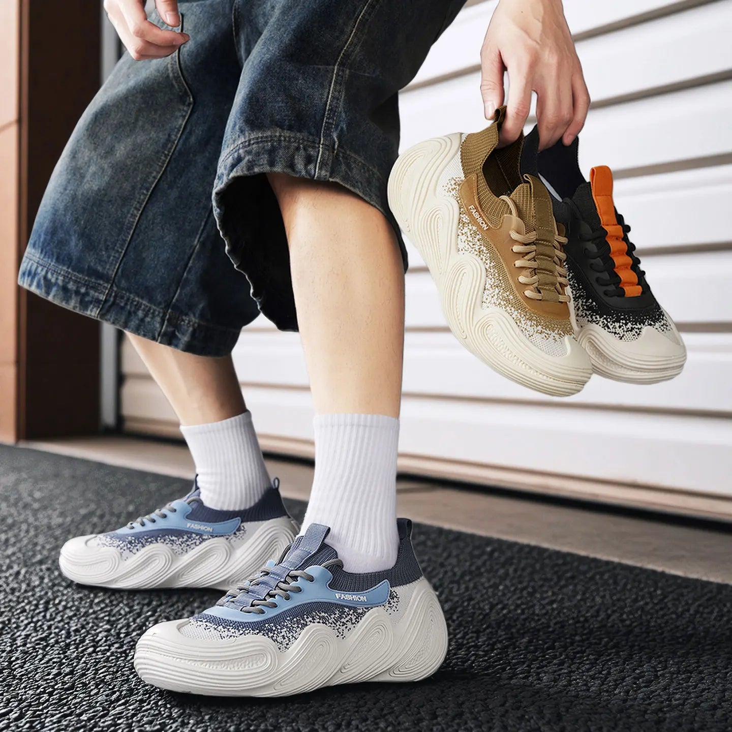 Men's Summer Mesh Casual Shoes | Lightweight Slip-On Sneakers