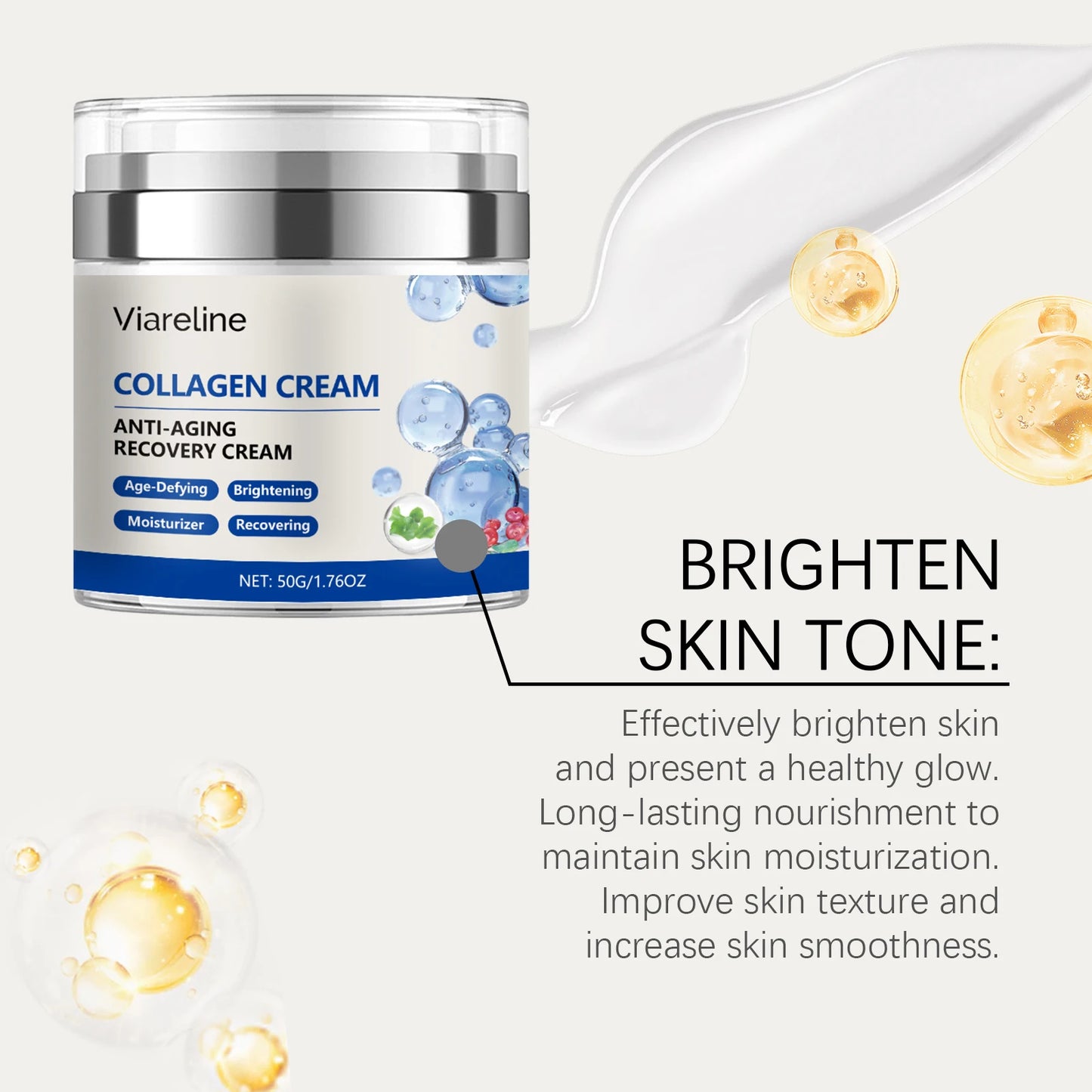Deep Hydration Collagen Repair Cream | Nourishing & Elasticity Boost
