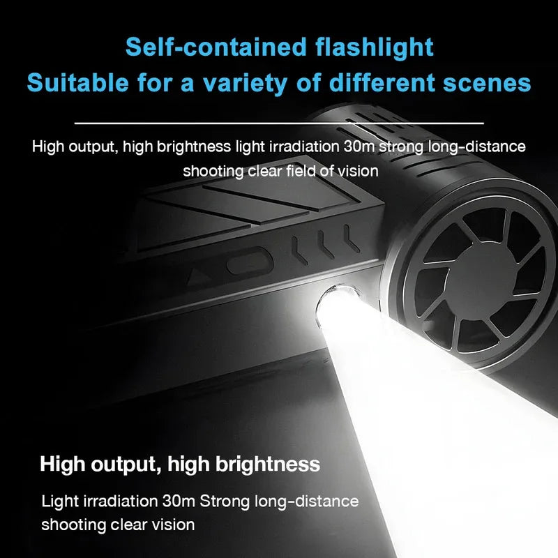 130000RPM Rechargeable Dust Blower with LED Light | Powerful Air Duster