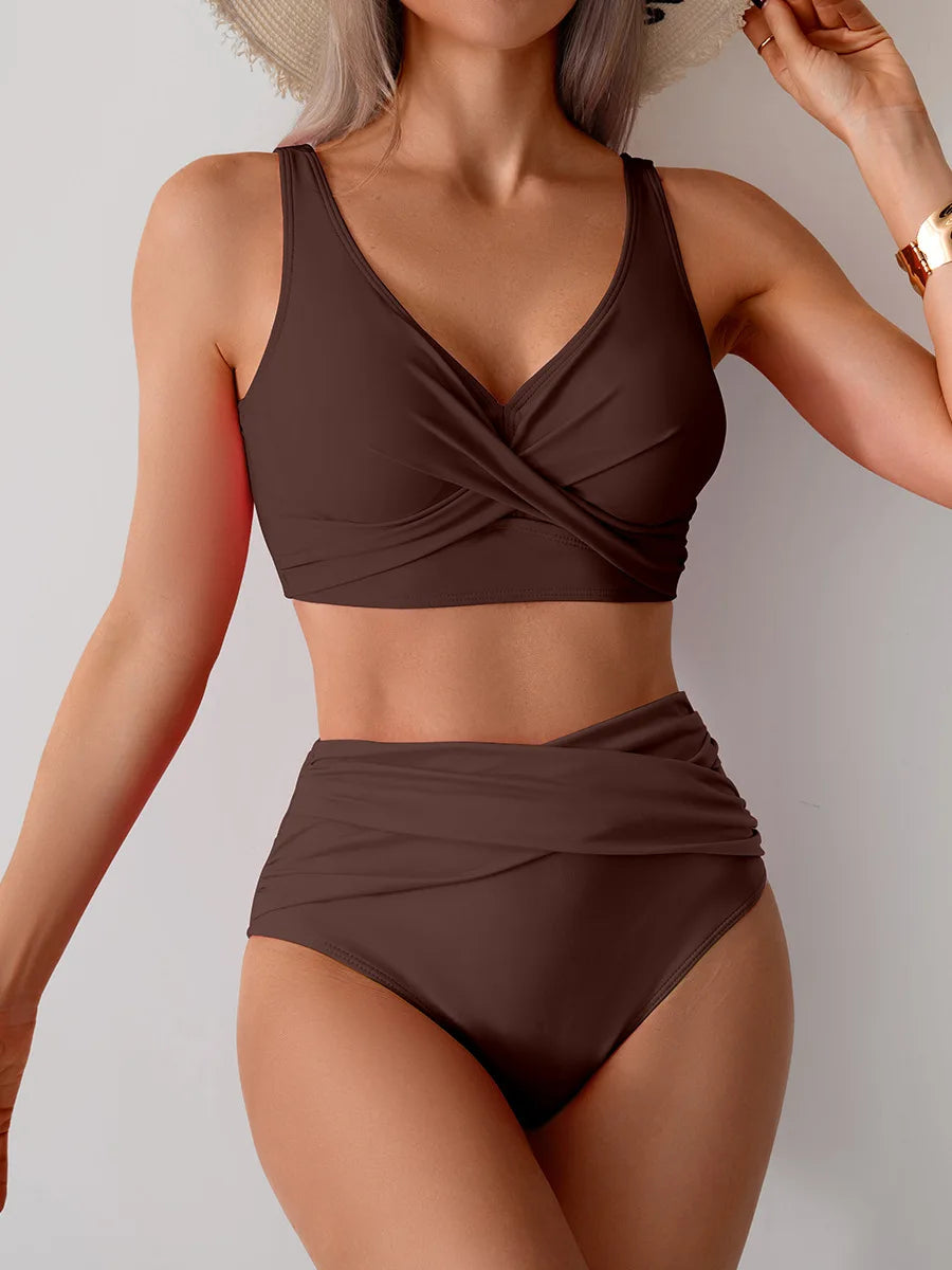 Stylish High Waist Bikini Set for Women | Perfect Beach Swimwear