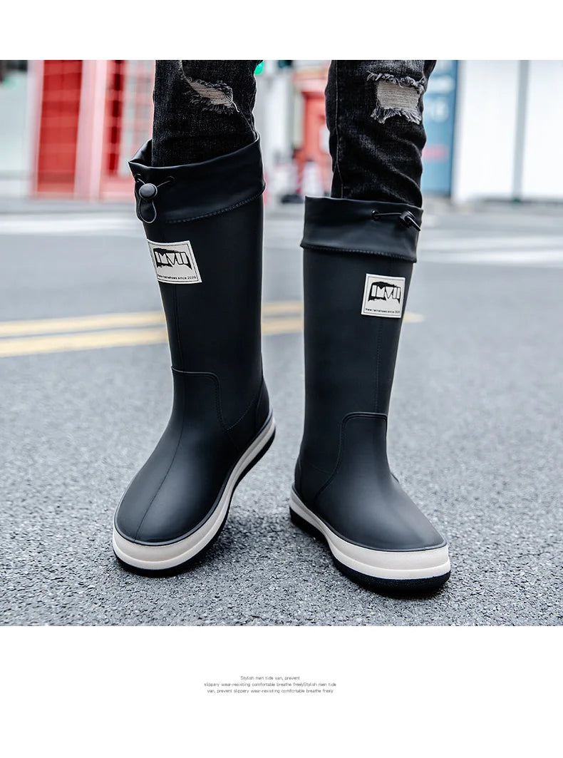 Waterproof Rubber Boots for Men and Women | Couples Rain Shoes