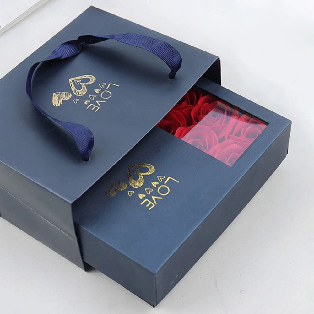 Immortal Flower Jewelry Box for Rings, Necklaces & Earrings