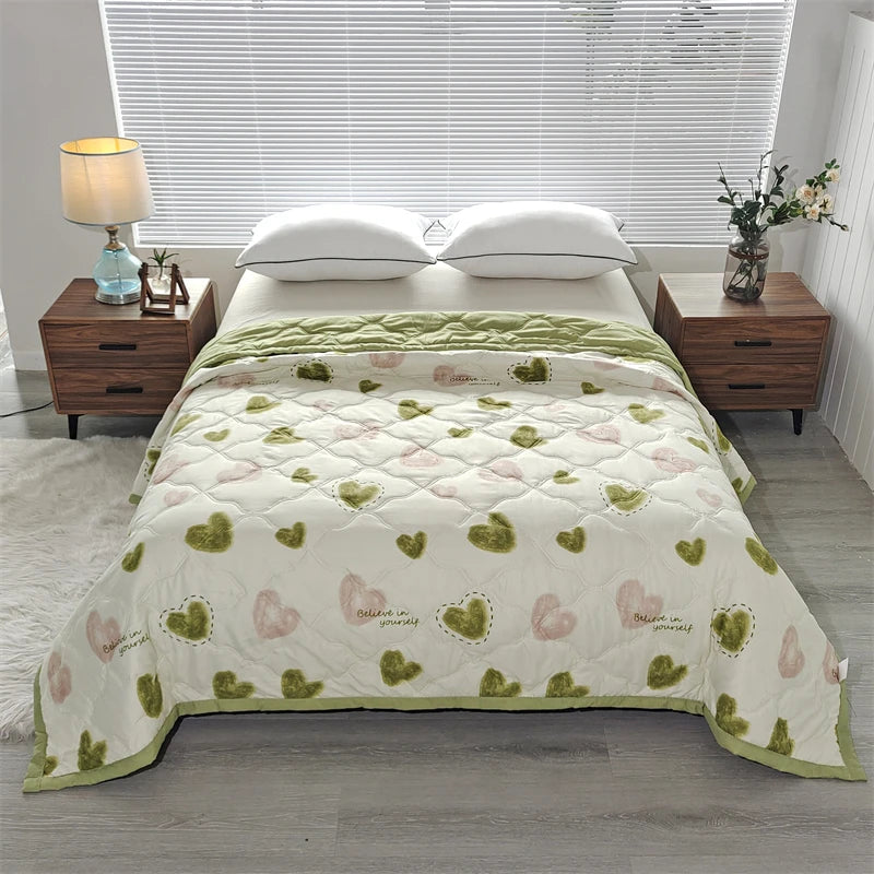 Cool Summer Quilt | Soft, Breathable Air Conditioner Blanket