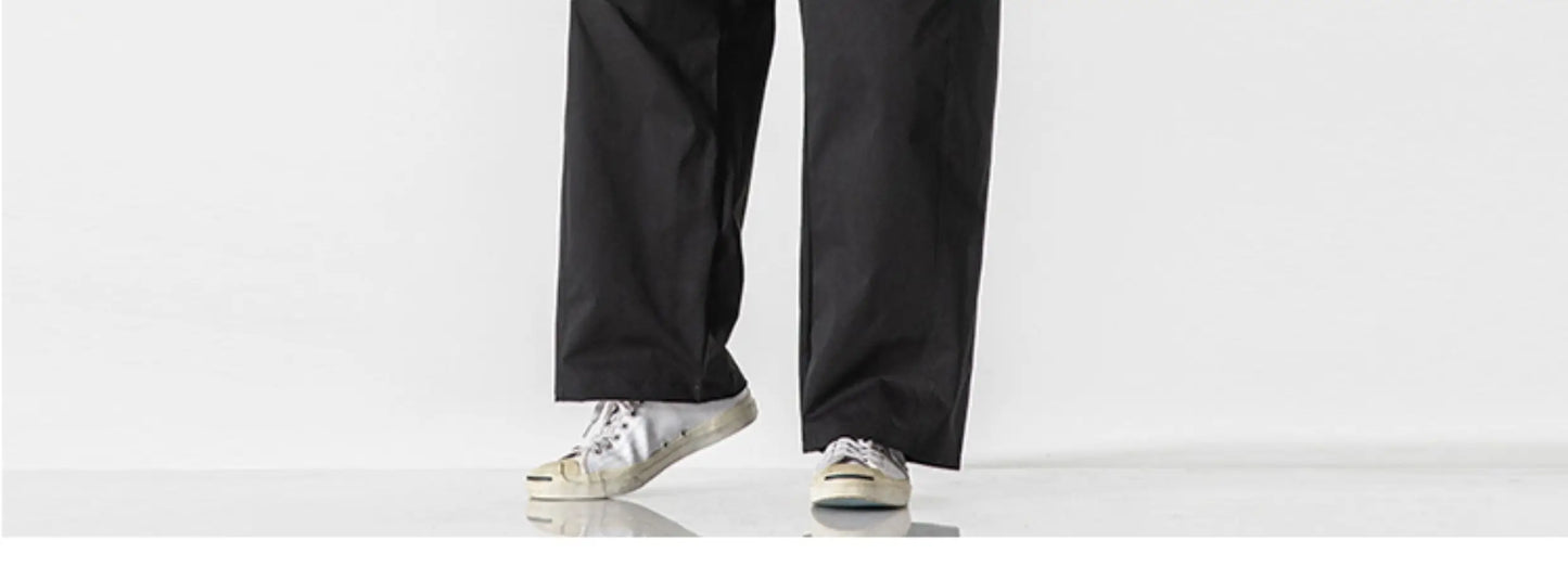 Men's Casual Wide Leg Pants | Lightweight Thin Joggers