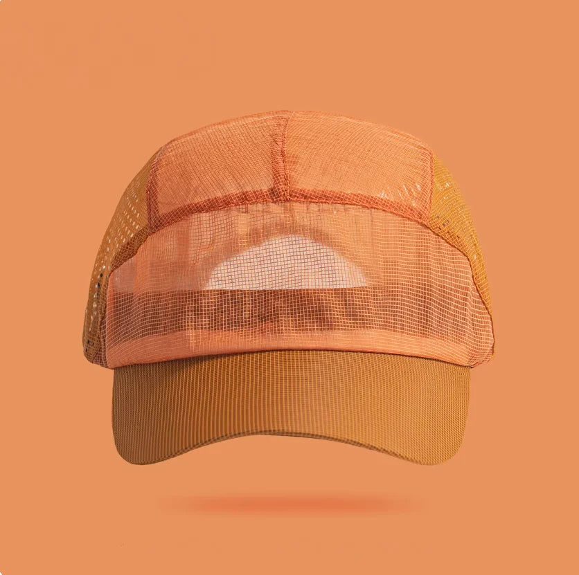 Lightweight Color Block Mesh Baseball Cap for Summer Sports
