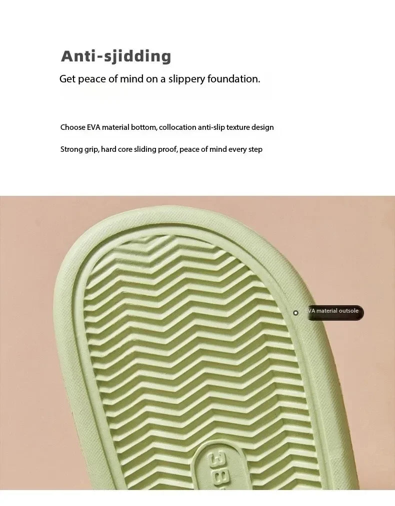 Unisex Soft EVA Cloud Slides | Non-Slip Indoor Slippers
