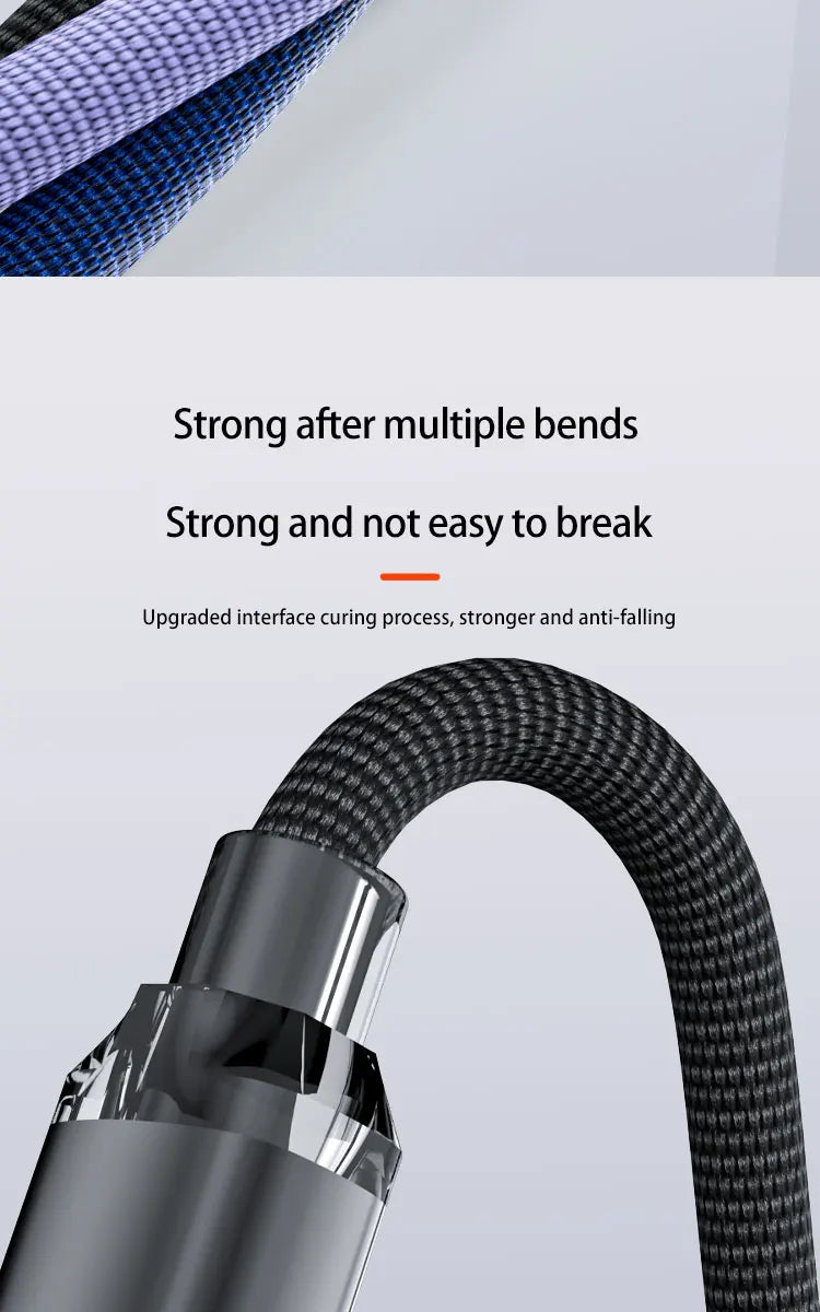 120W USB Type C Fast Charging Cable | 6A for All Devices