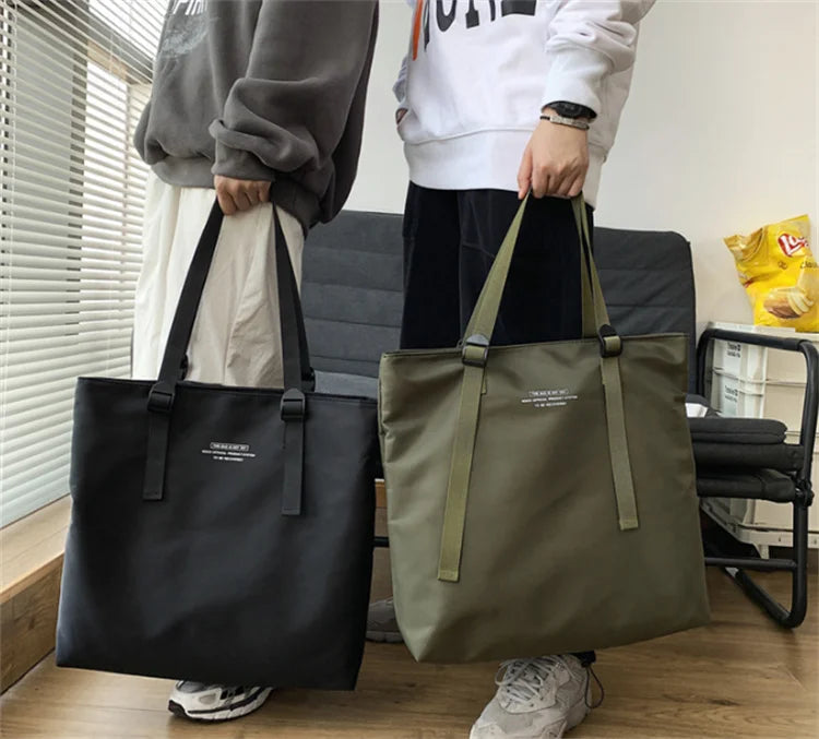 Unisex Large Capacity Waterproof Shoulder Bag | Multi-Function Tote