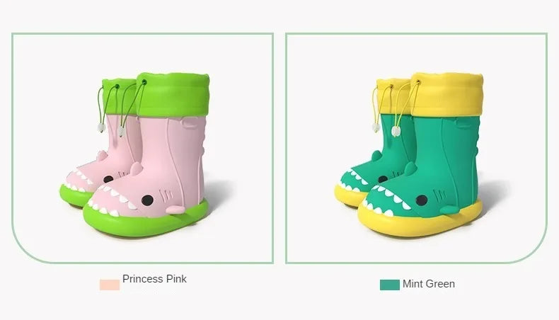 Children's Waterproof Cartoon Rain Boots | Non-Slip Water Shoes