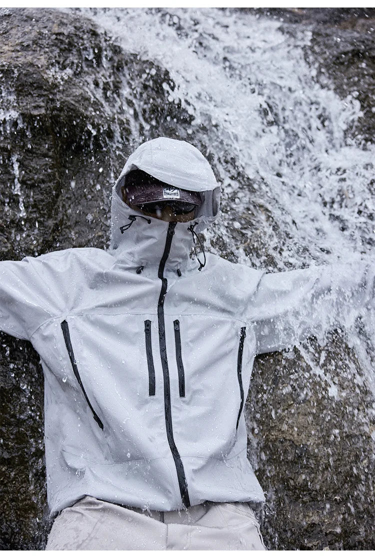 Premium Waterproof Multi-Pocket Utility Mountain Jacket for All Seasons