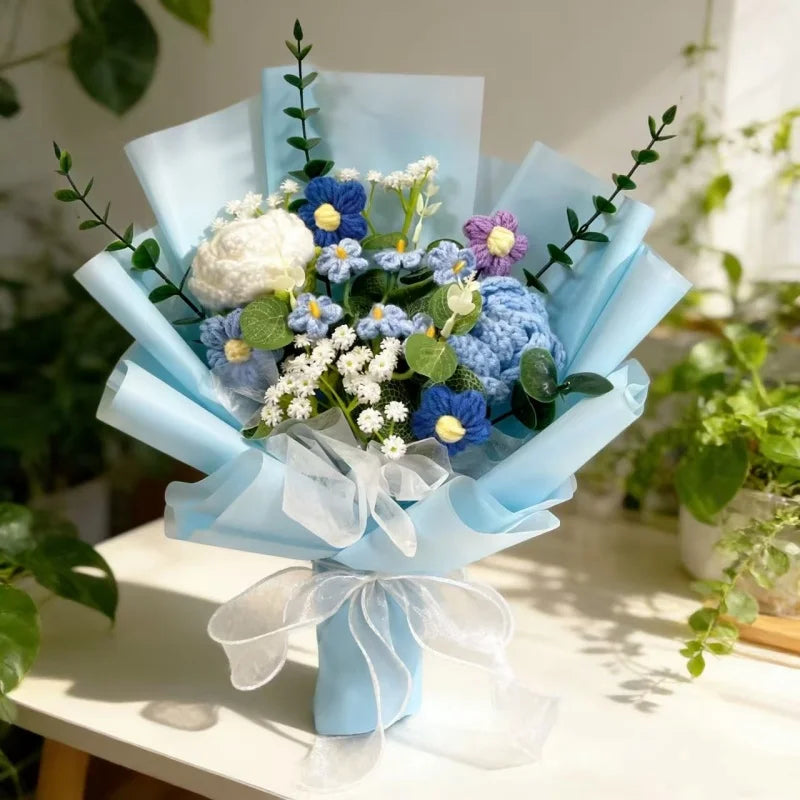 Artificial Crochet Flower Bouquet | Eternal Gift for All Occasions