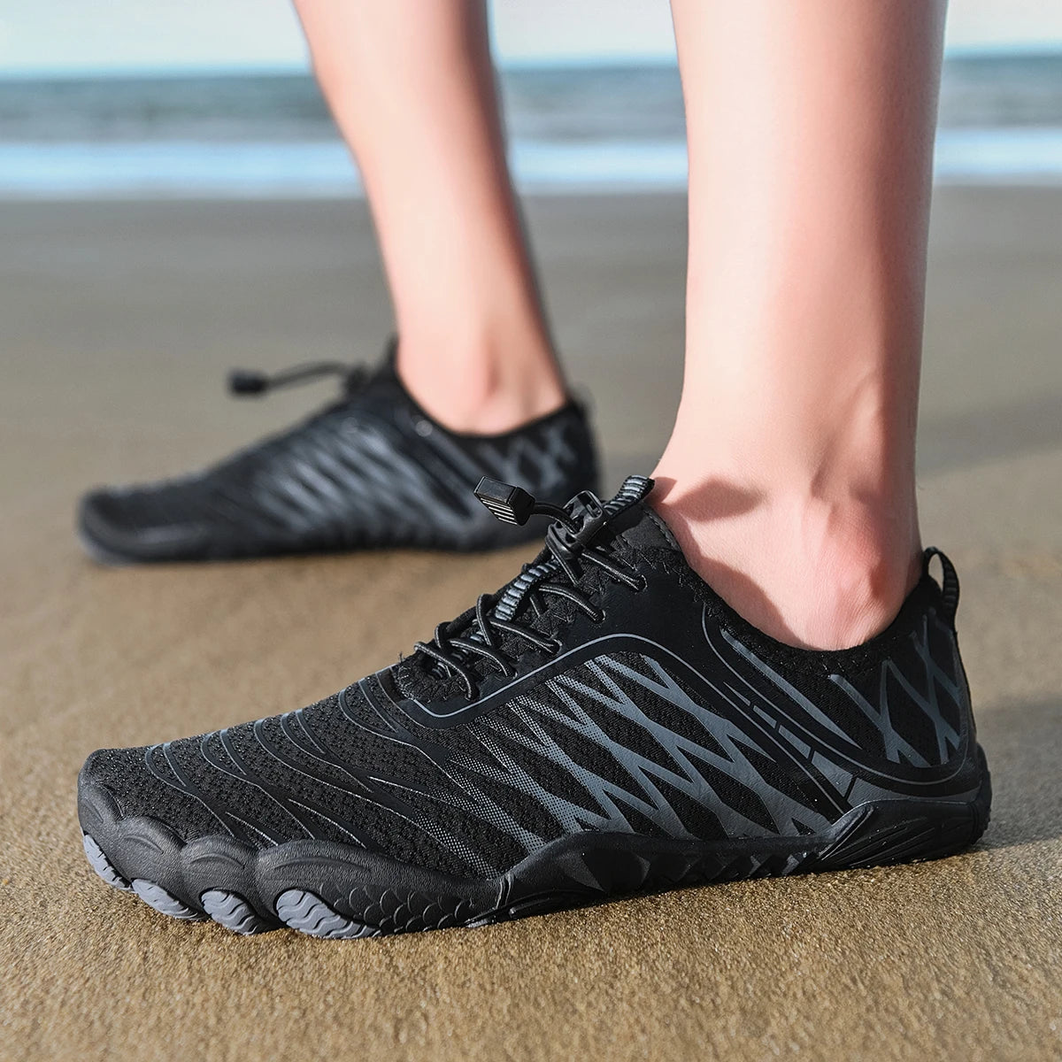 Unisex Wide Toe Barefoot Sports Water Booties for All Activities