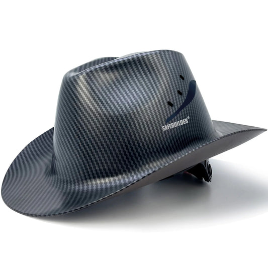 Vented Cowboy Safety Hard Hat | ANSI Certified Full Brim Helmet