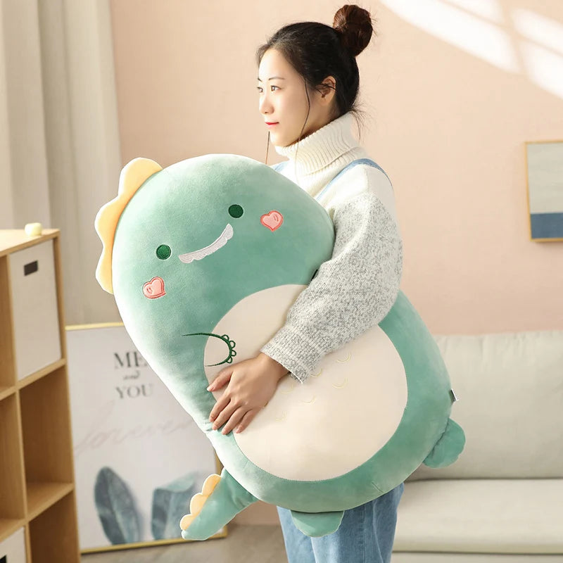 Kawaii Animal Plush Toy | Soft Dinosaur & Shiba Inu Pillows