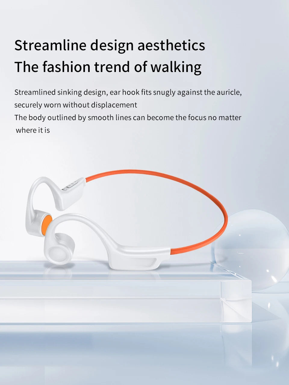 Wireless Bone Conduction Earphones | Waterproof Sports Headphones