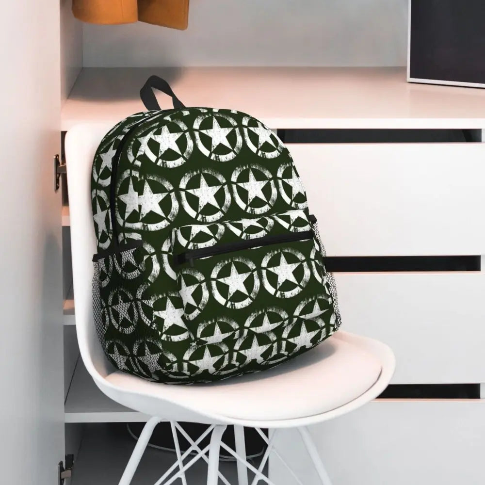 Versatile Military Style Student Backpack for School & Travel