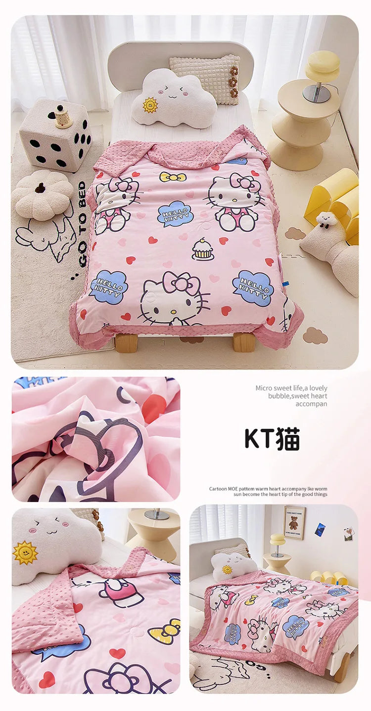 Cartoon Summer Quilt for Kids | Cooling Sensation Blanket