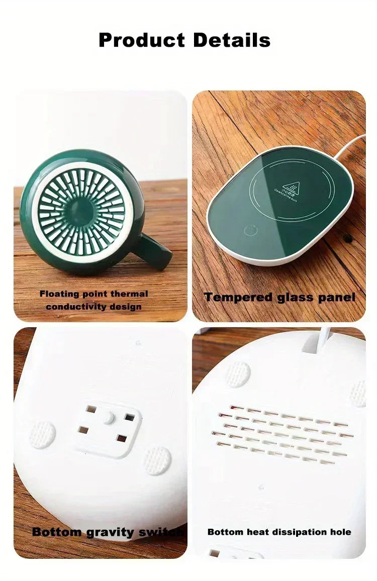 Portable Thermostatic Ceramic Coffee Cup | Perfect Gift Idea