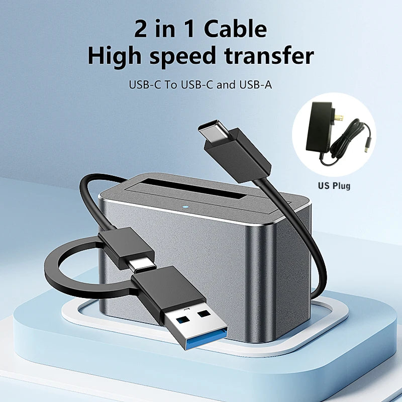2.5/3.5 Inch SAS/SATA Hard Disk External Case | USB 3.0 Docking Station