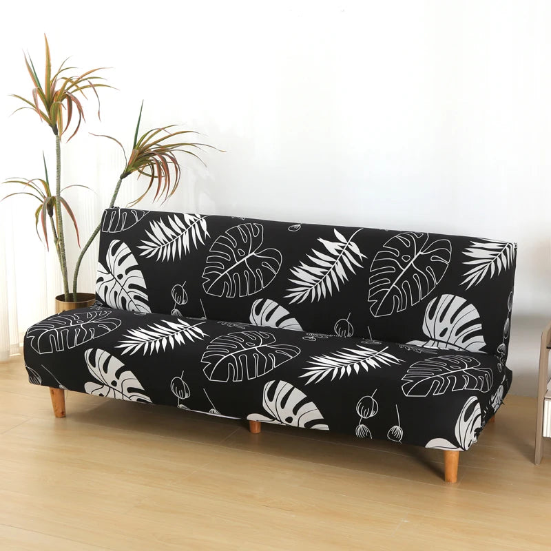 Stretch Printed Sofa Bed Cover | Dust-Proof Furniture Protector