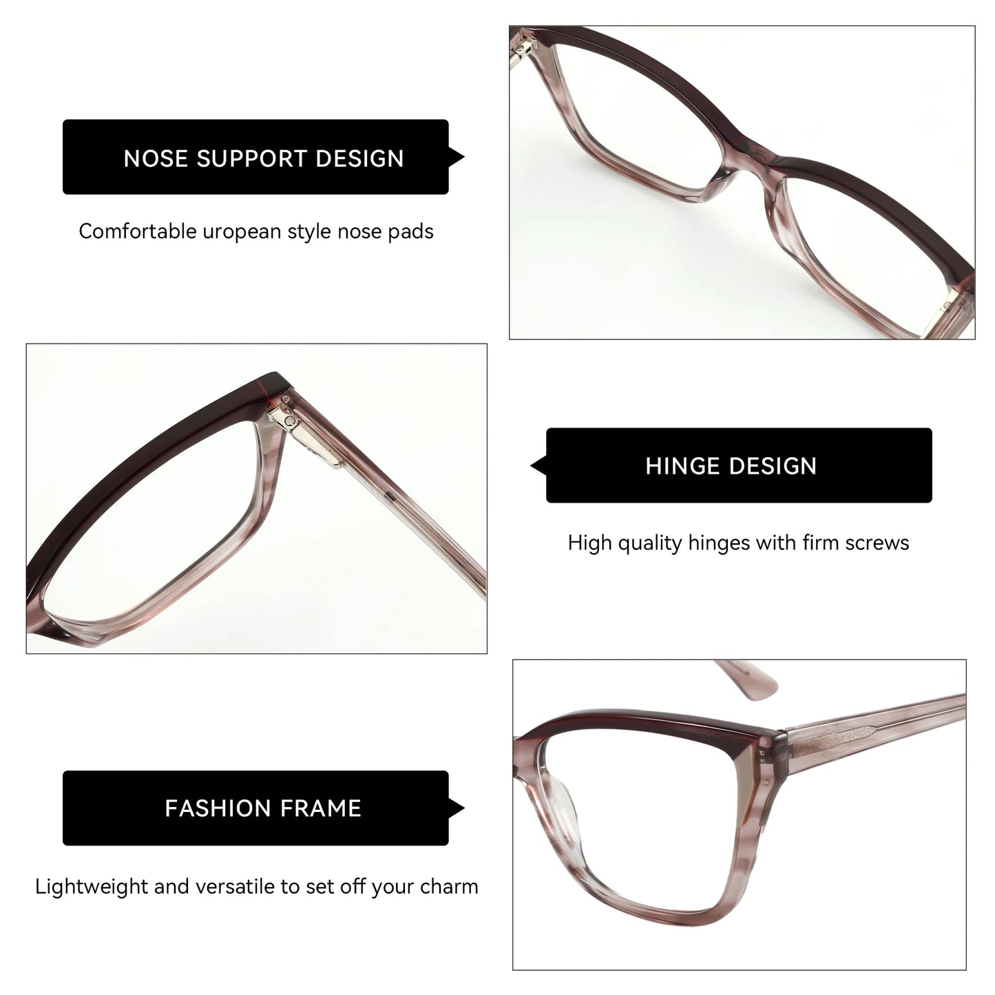 Elegant Handmade Butterfly Prescription Glasses for Women