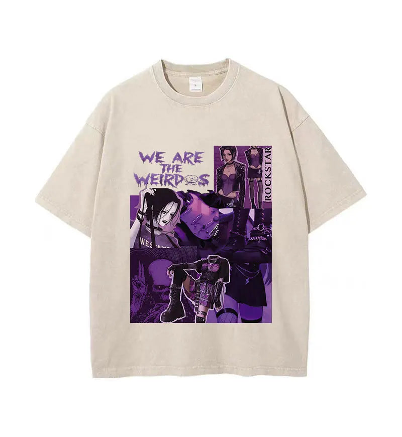 Vintage Anime Graphic T-Shirt | Harajuku Streetwear Summer Style