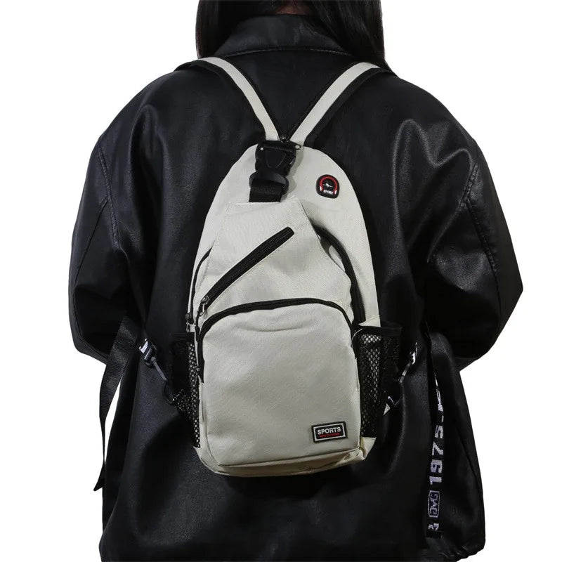 Adjustable Women's Chest Bag | Versatile Small Sports Backpack