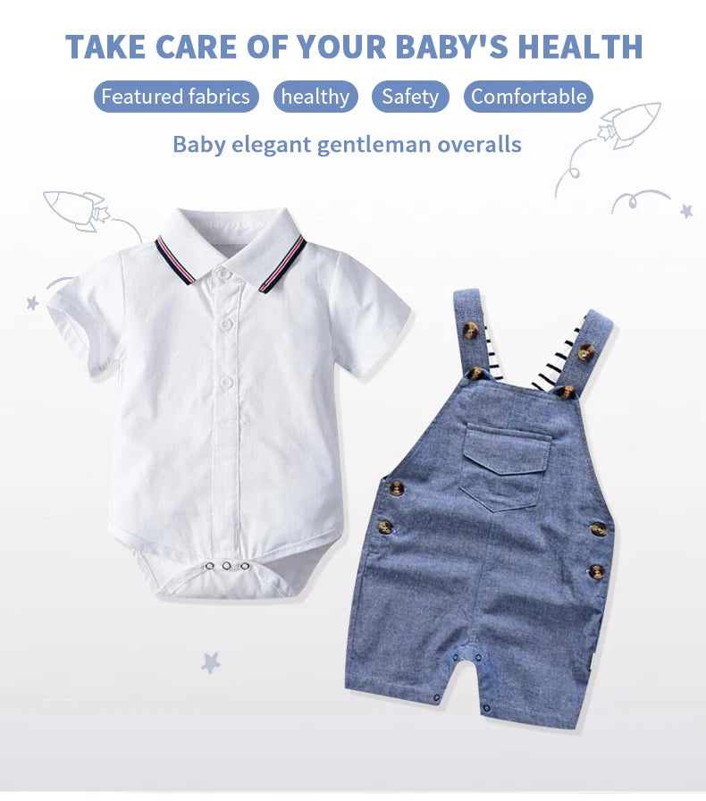 Cotton Birthday Clothes Suit | Stylish Toddler Boy Sets